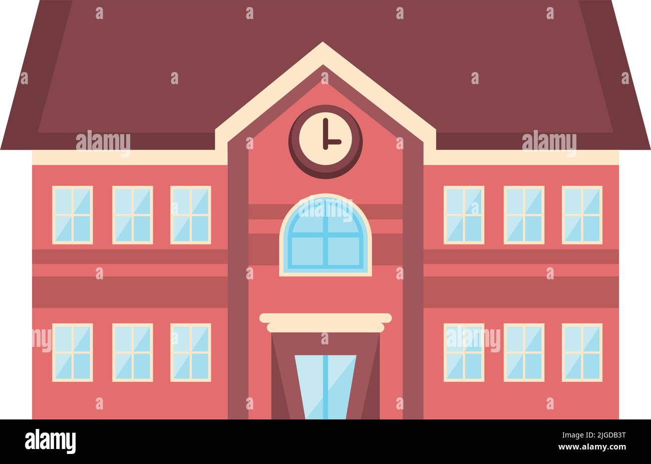 High School Building Front Stock Vector Image Art Alamy High School Building Front Stock Vector Image Art Alamy
