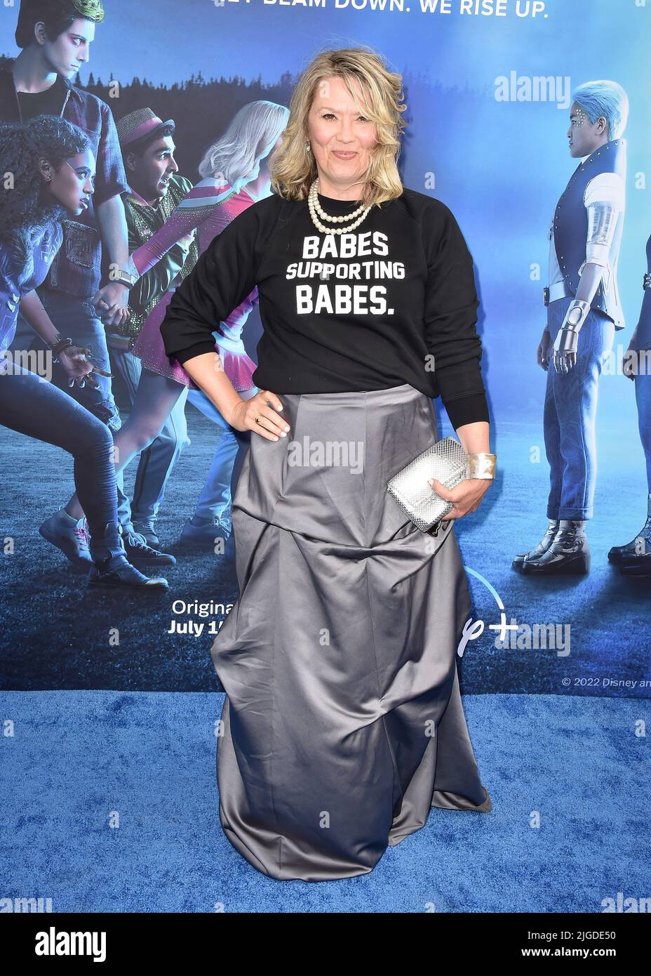 Naomi Snieckus walking on the red carpet at the Disney+ "Zombies 3" Los