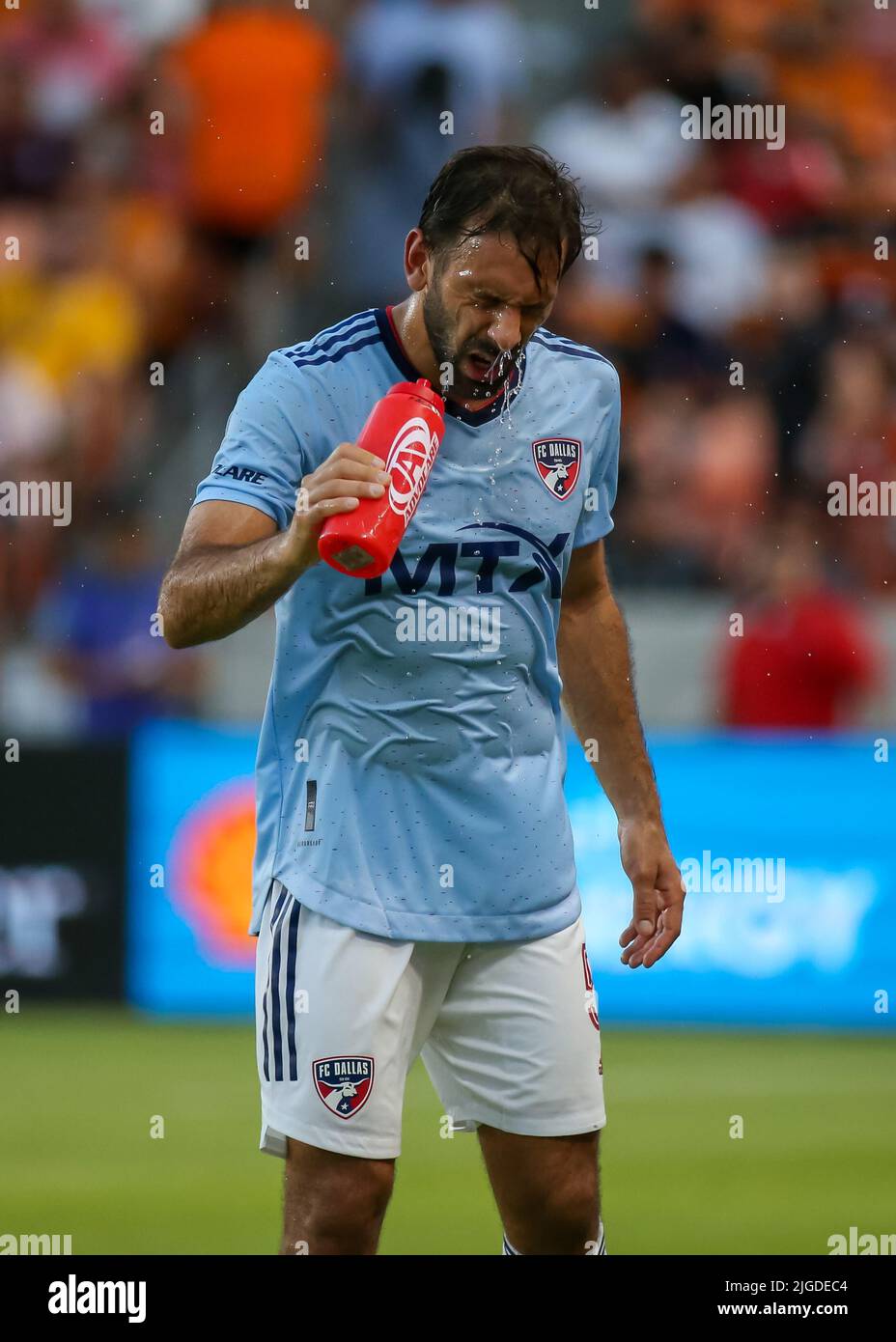 HARRISON, NJ - APRIL 16: FC Dallas midfielder Facundo Quignon (5