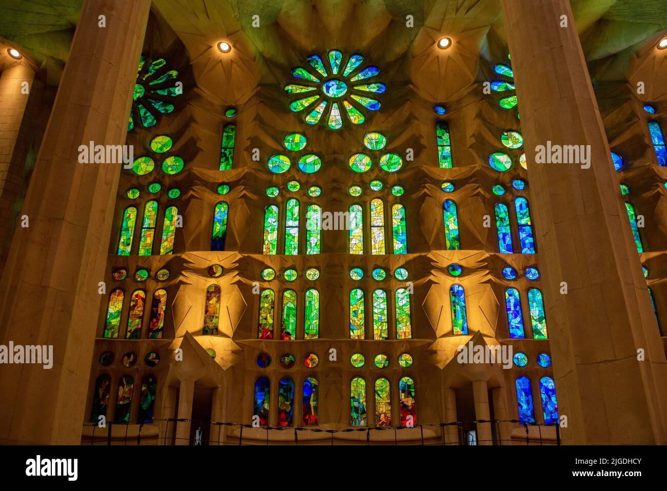 Interior of Sagrada Família in Barcelona, Spain Stock Photo - Alamy