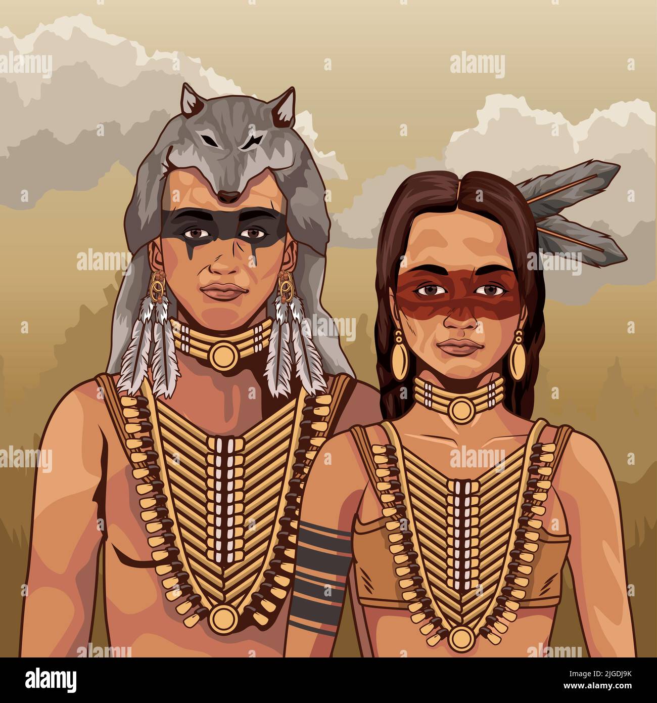 Couple of warriors hi-res stock photography and images - Page 3 - Alamy, image size:1300x1390