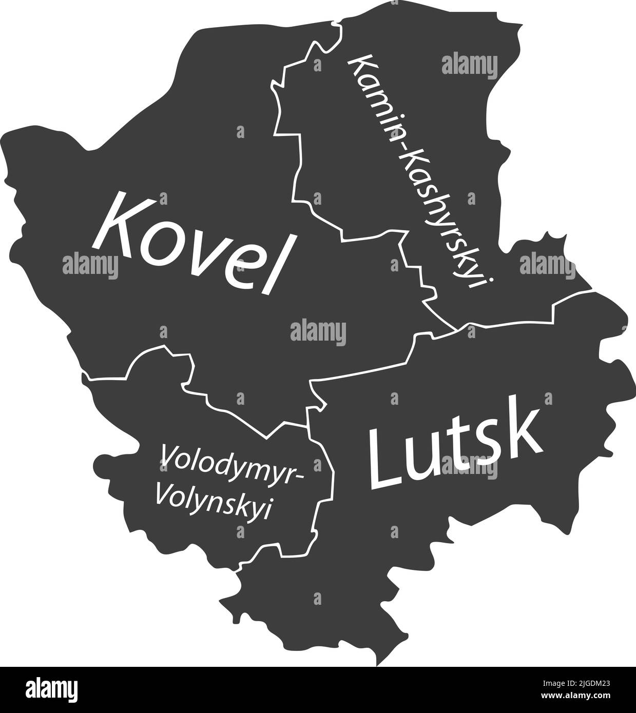 Map of volyn hi-res stock photography and images - Alamy