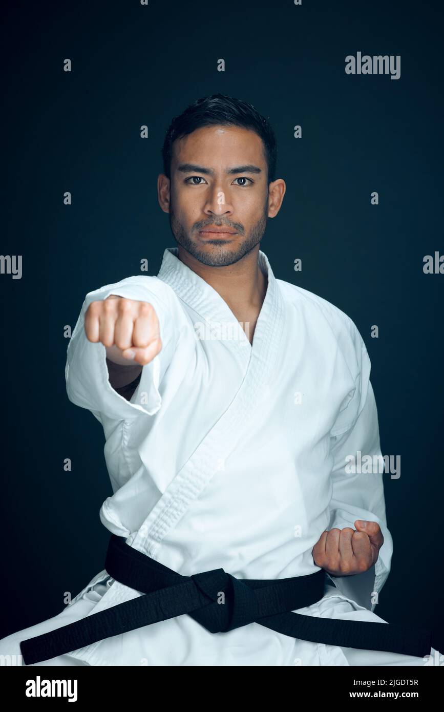 Going through his routines. Cropped portrait of a handsome young male