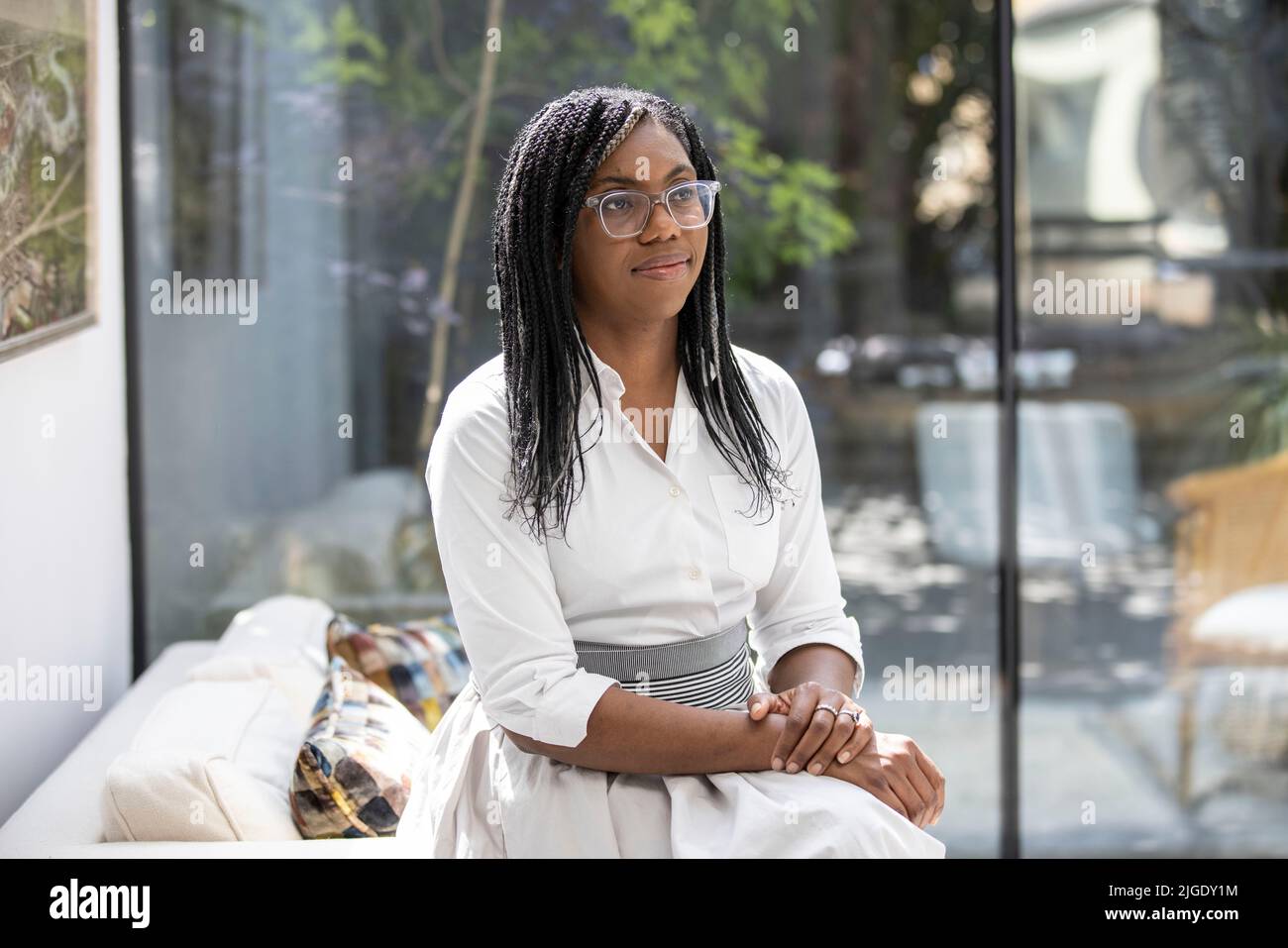 Kemi Badenoch, Conservative MP  for Saffron Waldon. Stock Photo