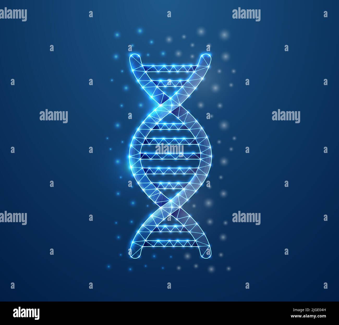 3d digital dna structure helix hi-res stock photography and images - Alamy