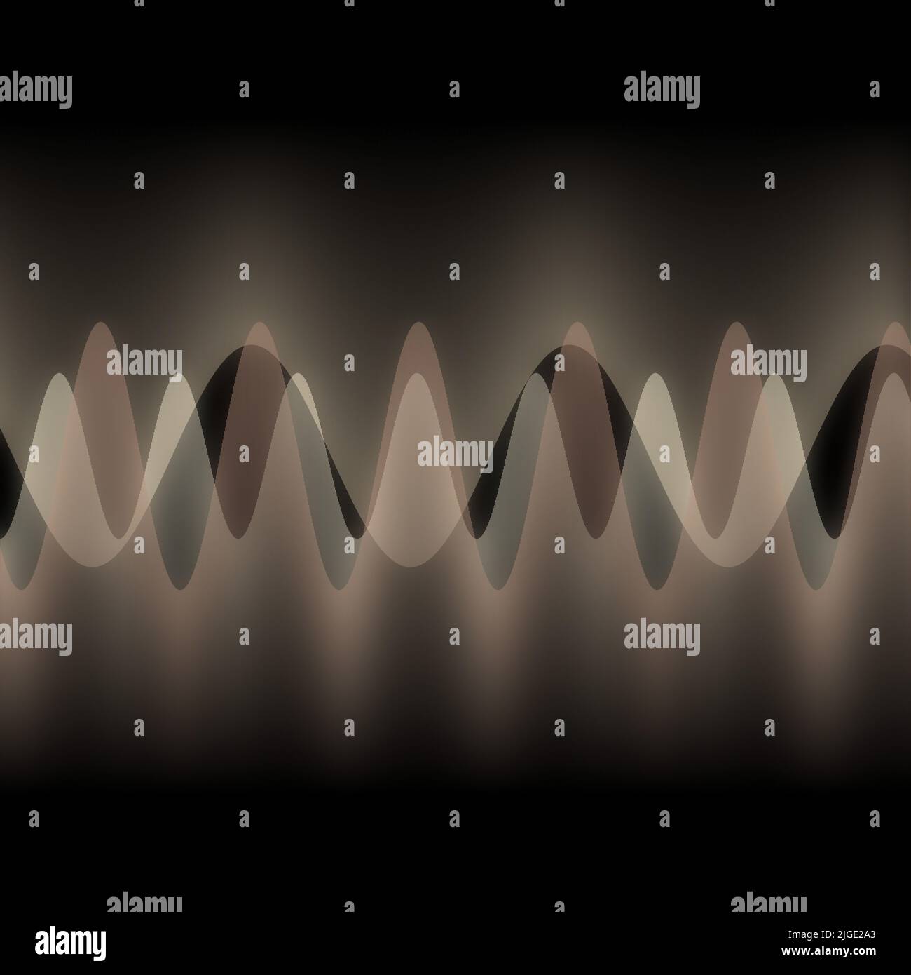 Illustration of multiple waves oscillating or overlapping by many small ...