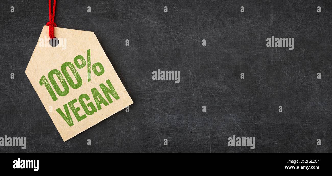 100 percent vegan text hi-res stock photography and images - Alamy