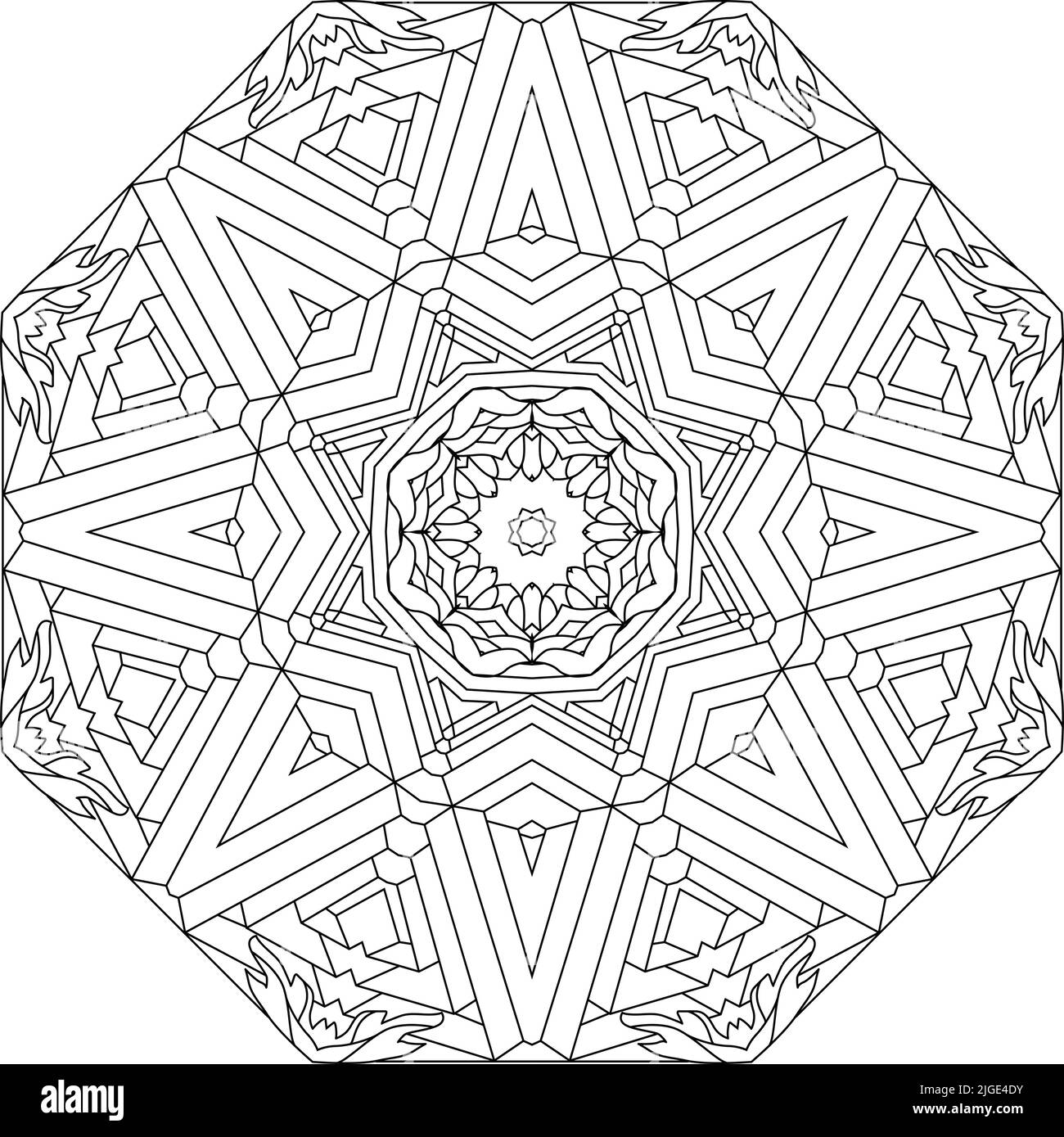 Vector Adult Coloring Book Textures. Hand-painted art design. Adult ...