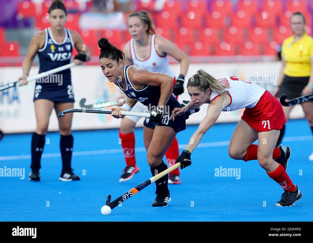 TERRASSA 2022 Women's World Cup Spain & NetherlandsArgentina v Canada