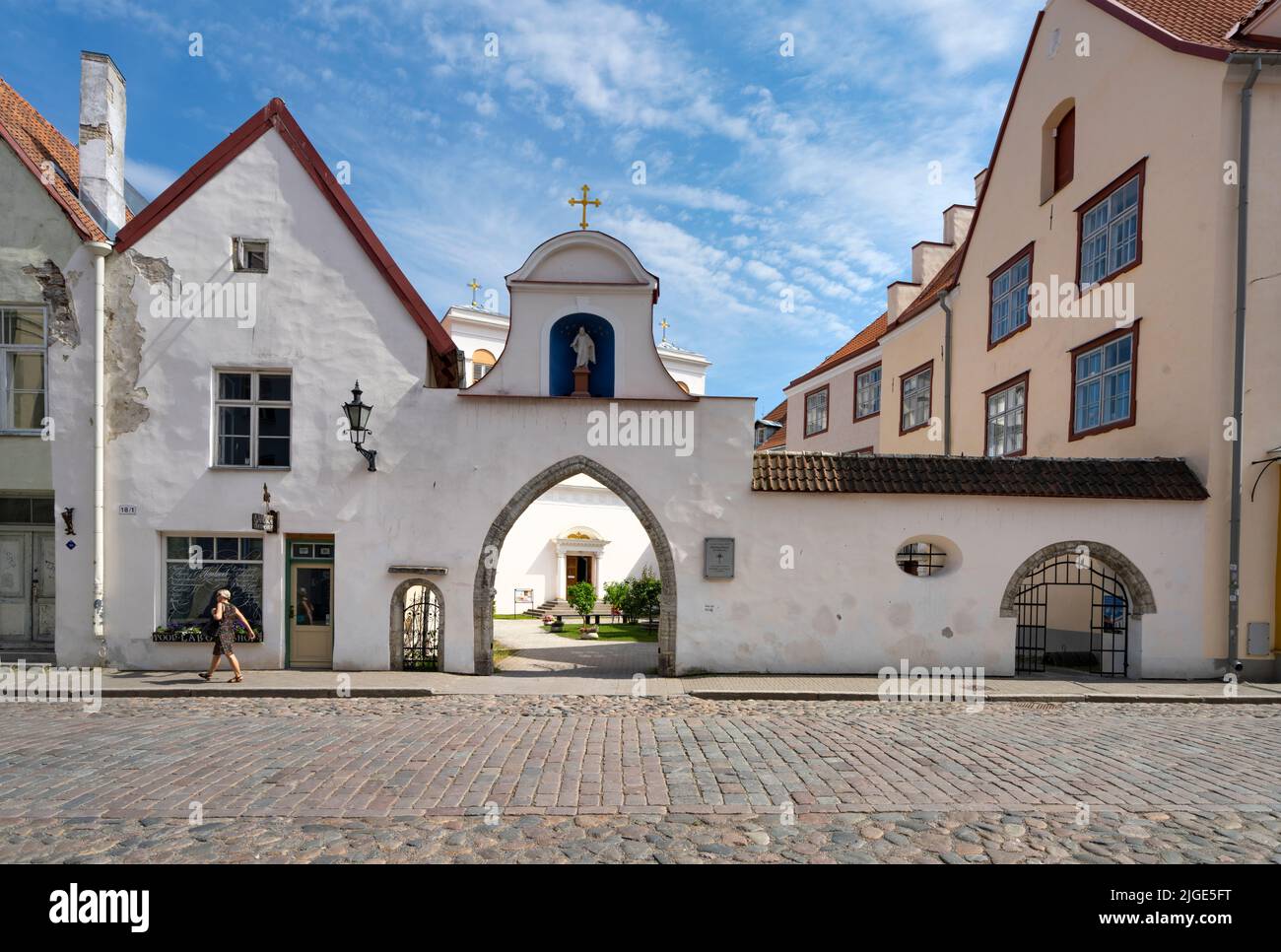 Tallinn, Estonia. July 2022.  exterior view of the Cathedral of Saints Peter and Paul in the city center Stock Photo