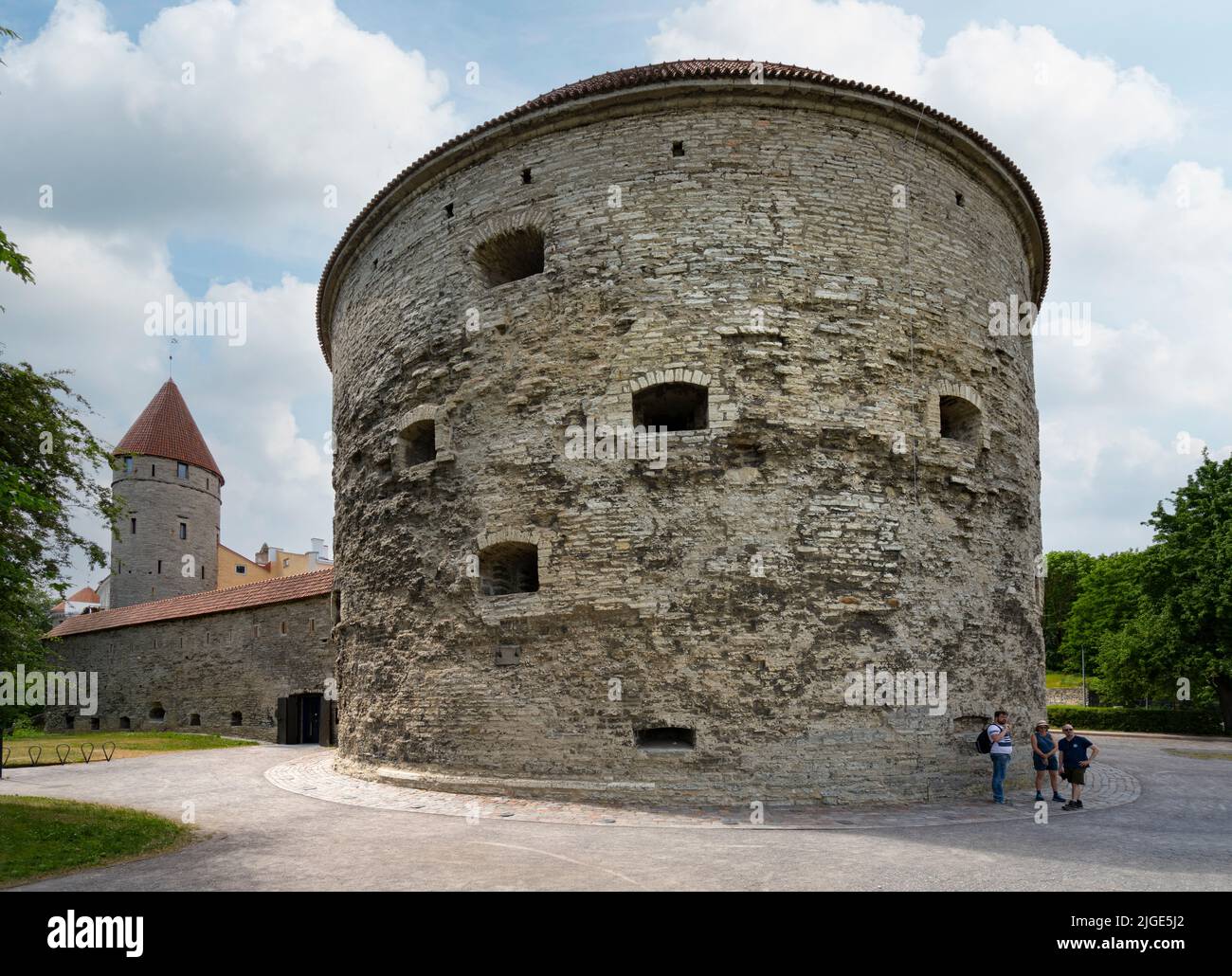 Tallinn, Estonia. July 2022.  view of the Great Coastal Gate, the main seaward gate of medieval Tallinn Stock Photo