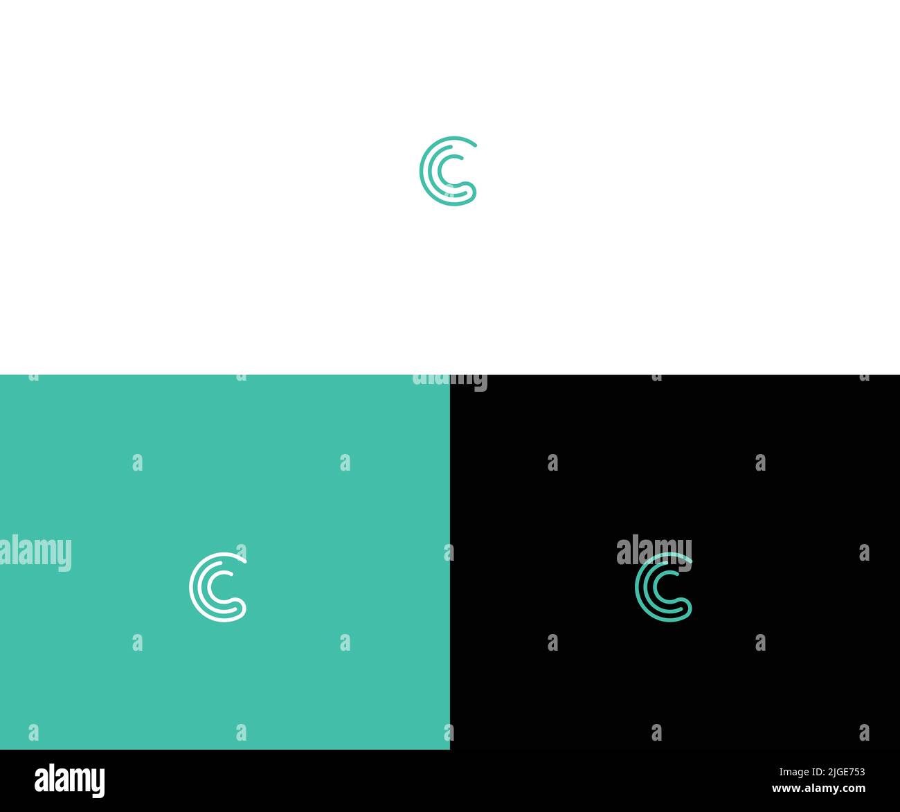 Letter C Logo Vector Template Abstract Monogram Symbol Stock Vector ...