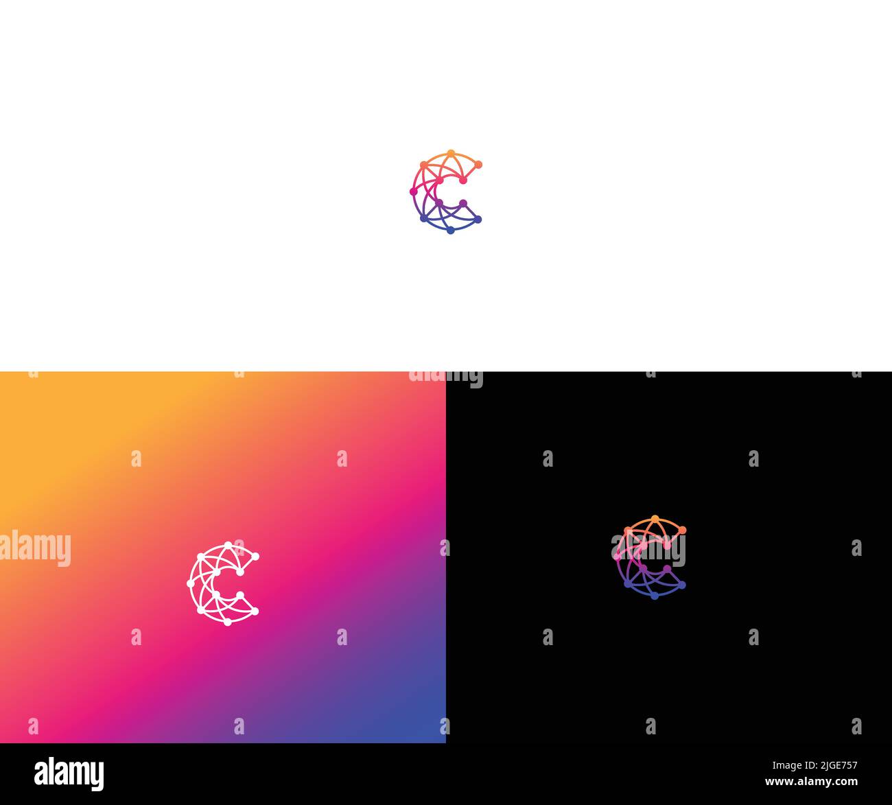 Letter C Logo Vector Template Abstract Monogram Symbol Stock Vector ...