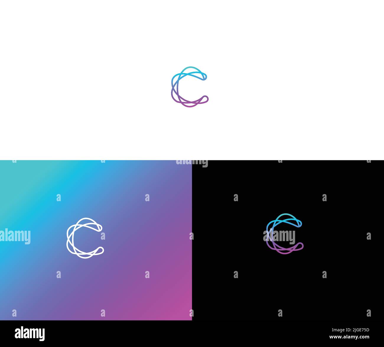 Letter C Logo Vector Template Abstract Monogram Symbol Stock Vector ...