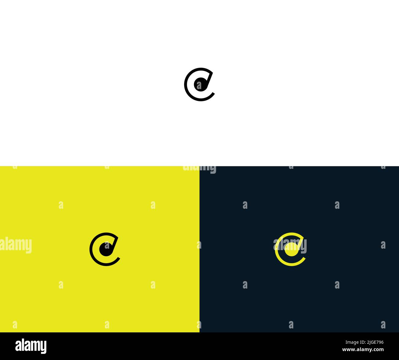 Letter C Logo Vector Template Abstract Monogram Symbol Stock Vector ...