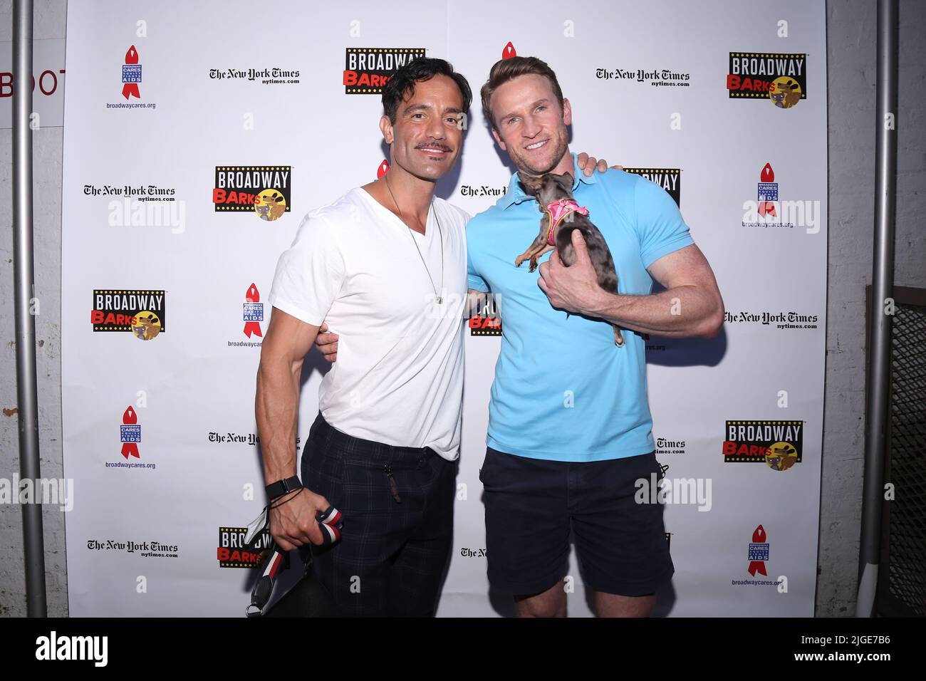 New York, NY, USA. 9th July, 2022. Ramin Karimloo and Claybourne Elder