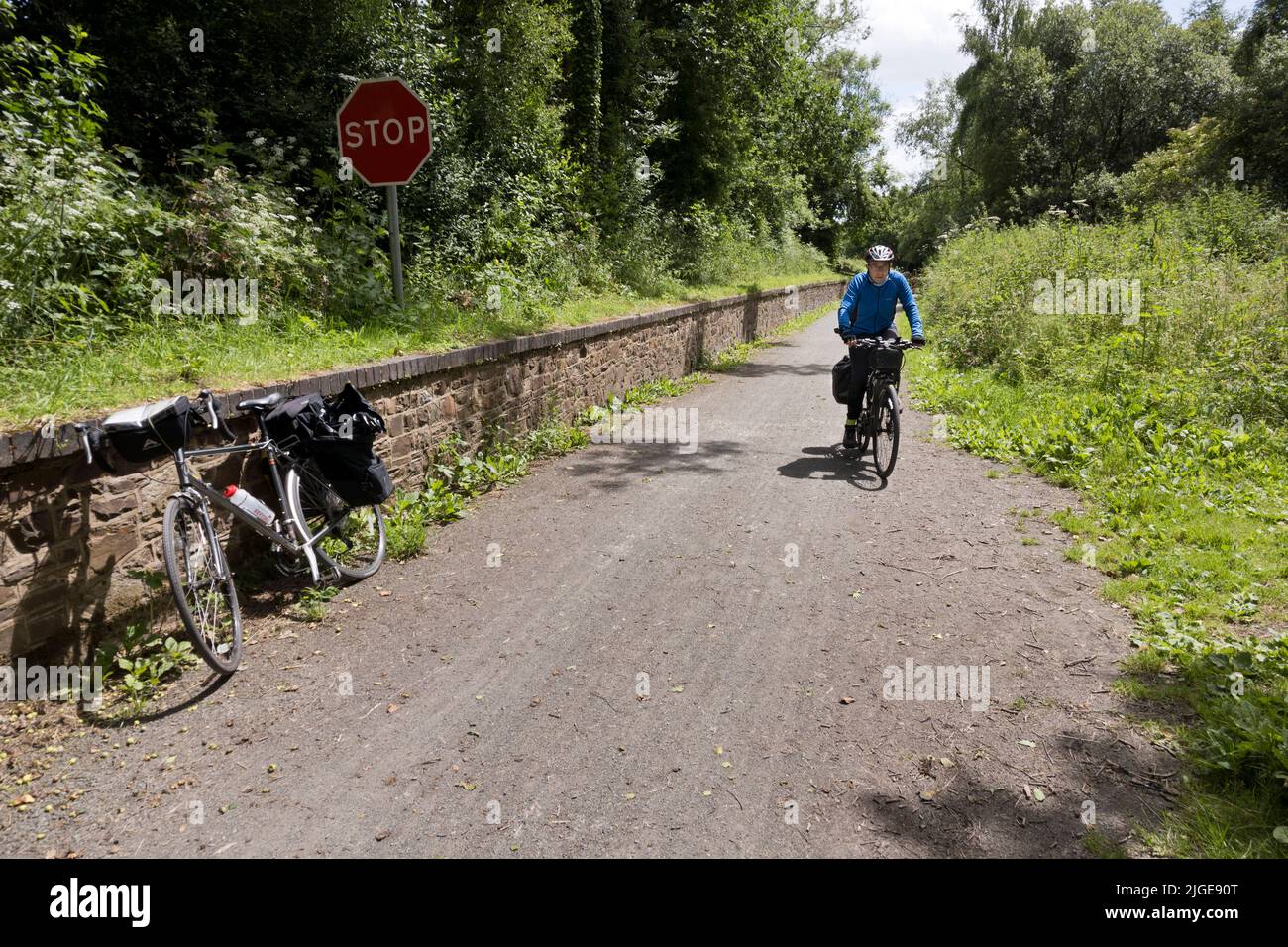 The Tarka Trail, Devon, UK. A long distance cycle route. Stock Photo