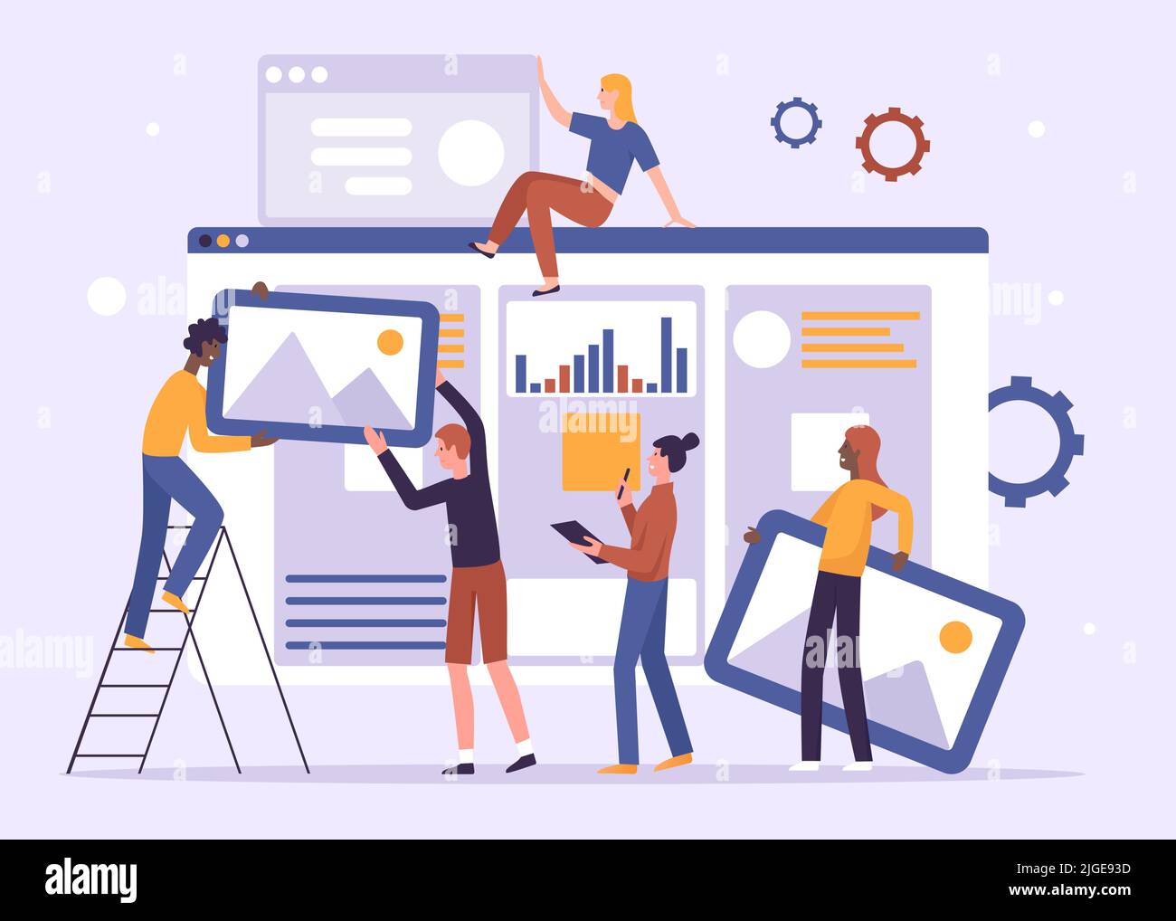 Digital content building process, marketing and programming website ...