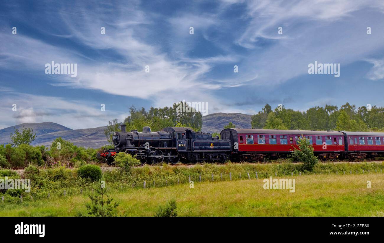 STRATHSPEY STEAM RAILWAY BOAT OF GARTEN SCOTLAND THE STEAM TRAIN
