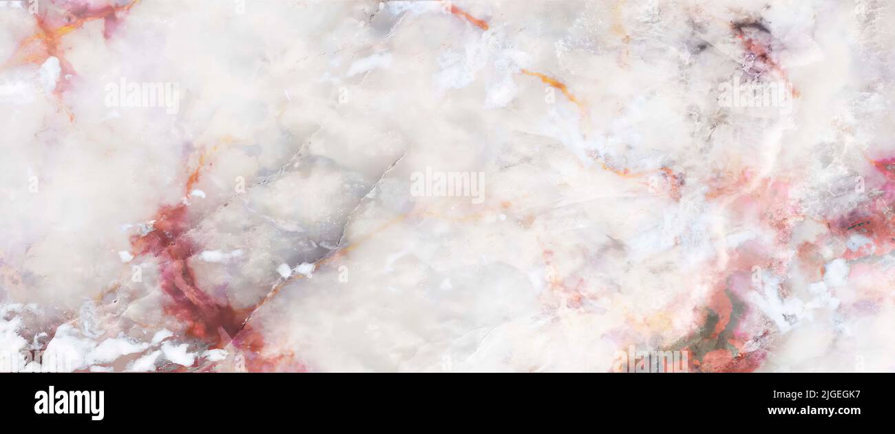 White marble stone texture, with colored spots, Carrara marble