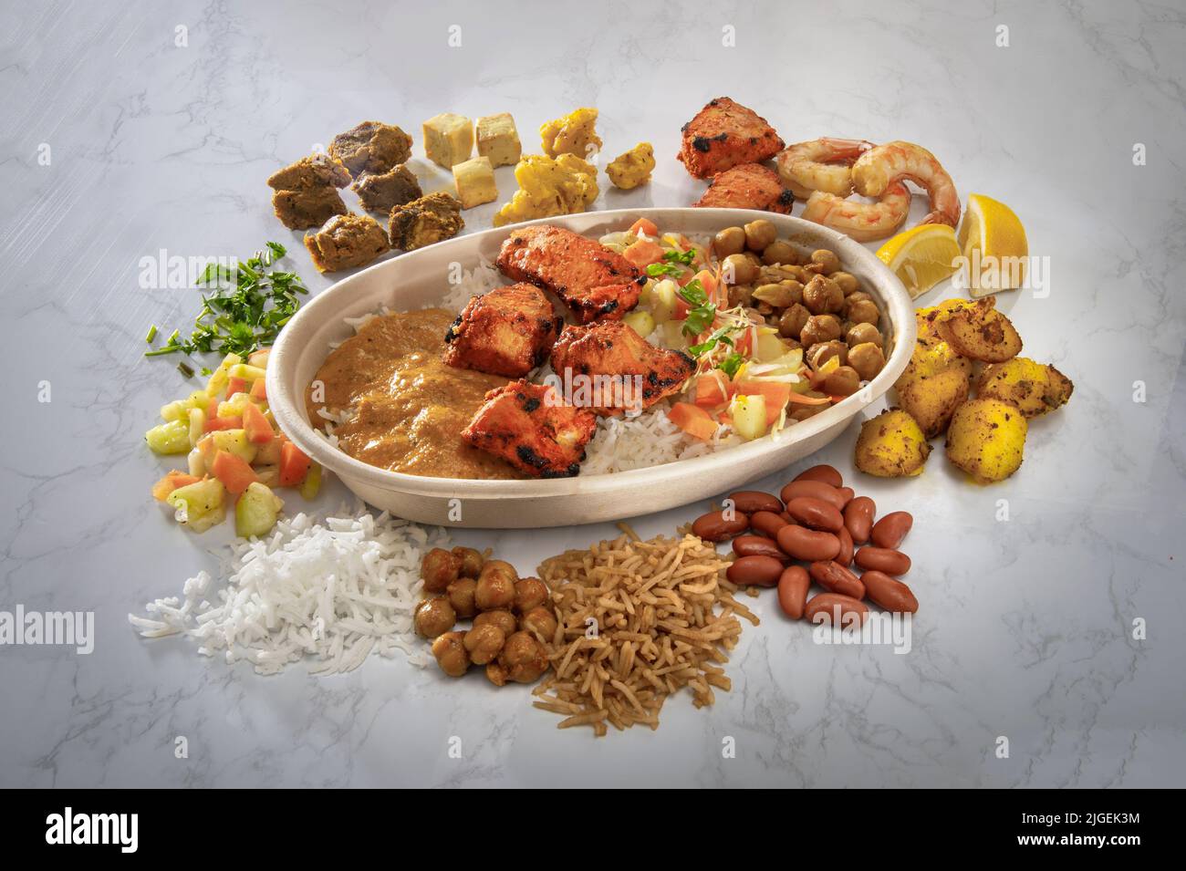 Indian Food Stock Photo