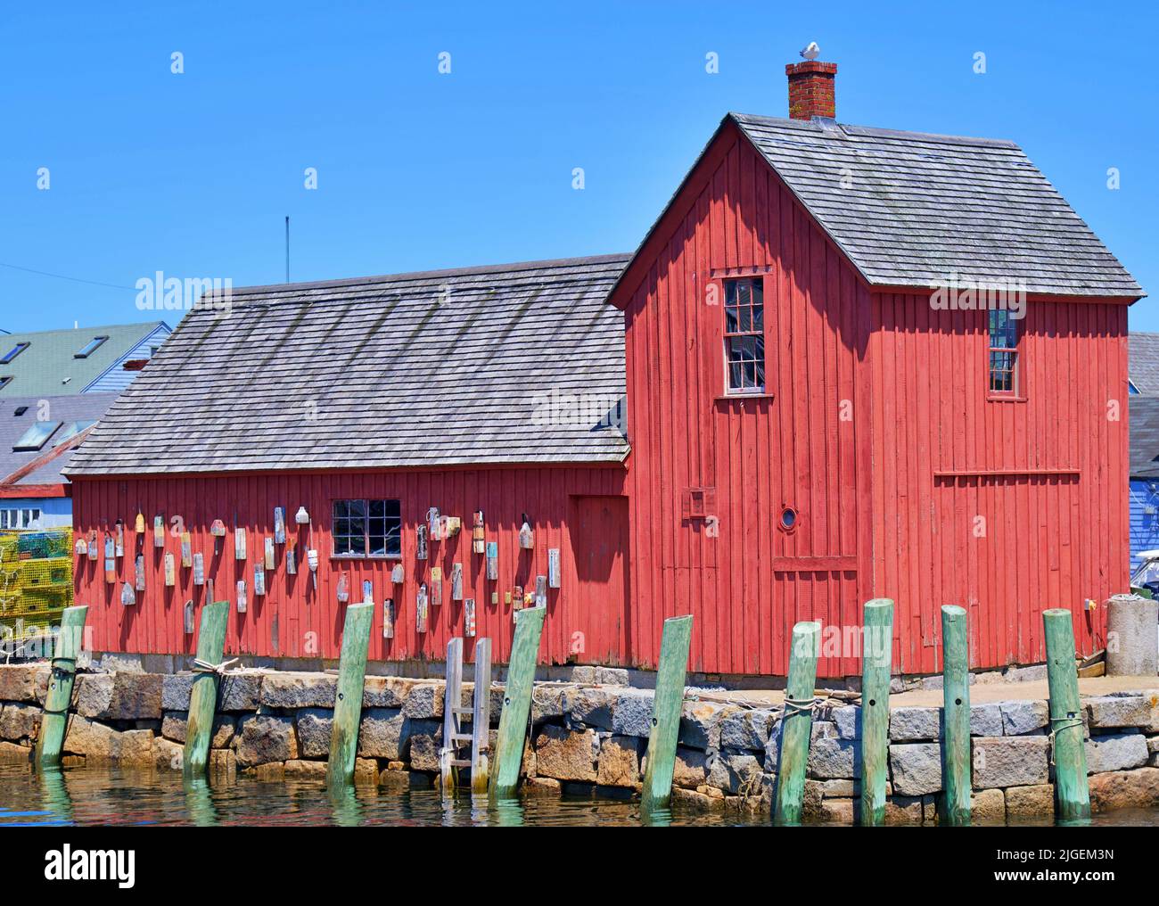 This is an iconic and much photographed fishing shack in Rockport