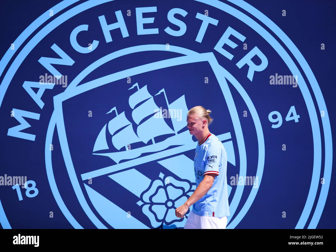 Broche émaillée Manchester City - Erling Haaland - Pin's Badge Neuf
