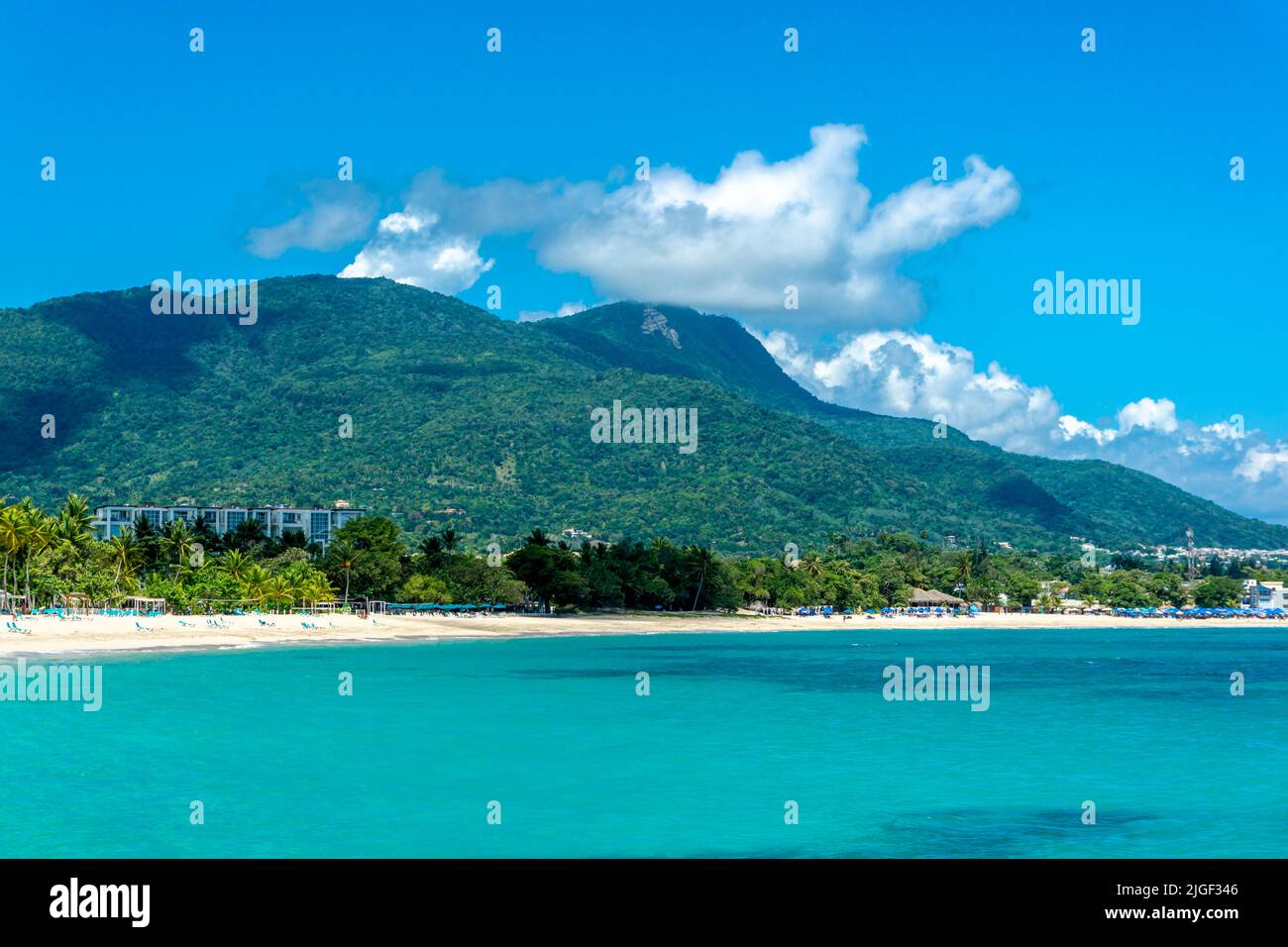 Playa Dorada in Puerto Plata Dominican Republic, Beautiful Tropical
