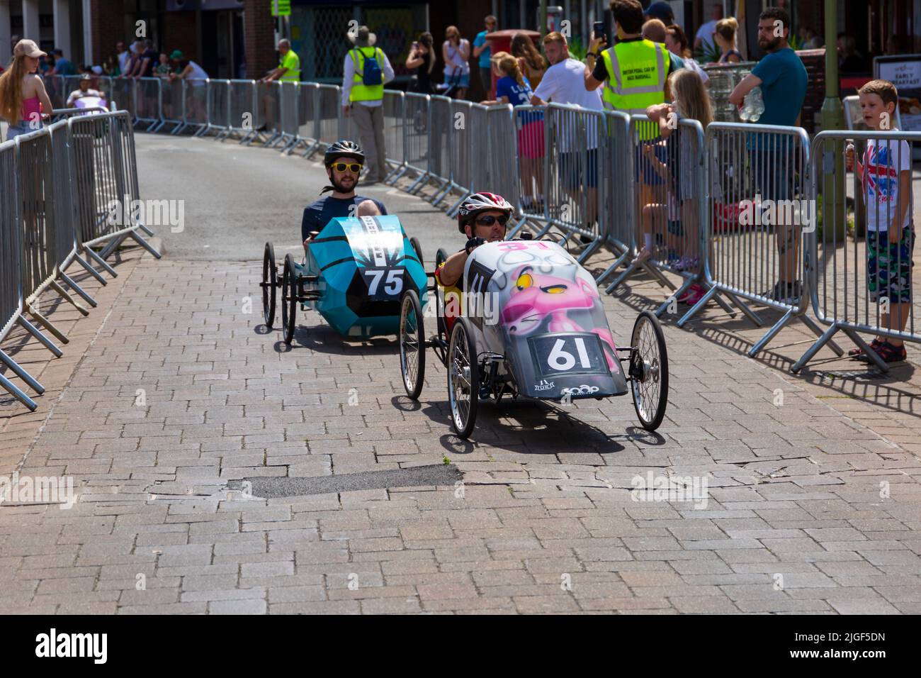 Ringwood, Hampshire, UK. 10th July, 2022. The British Pedal Car Grand