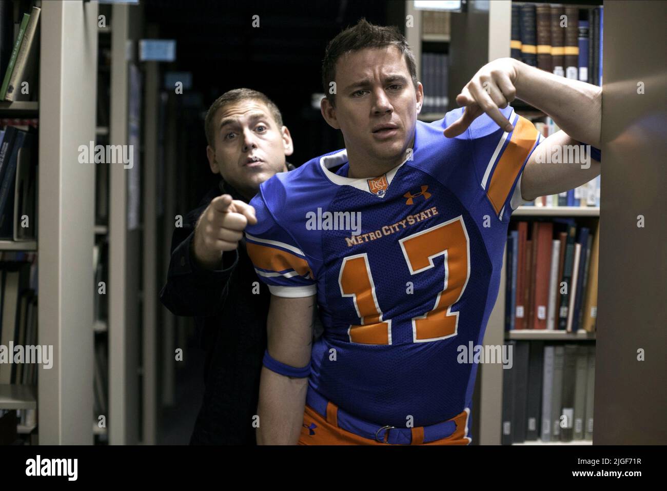 Quadro A4 Con Autografo Stampato – Jonah Hill E Channing Tatum In 21 Jump Street – Cornice Nera Opaca, Regalo Per Fan