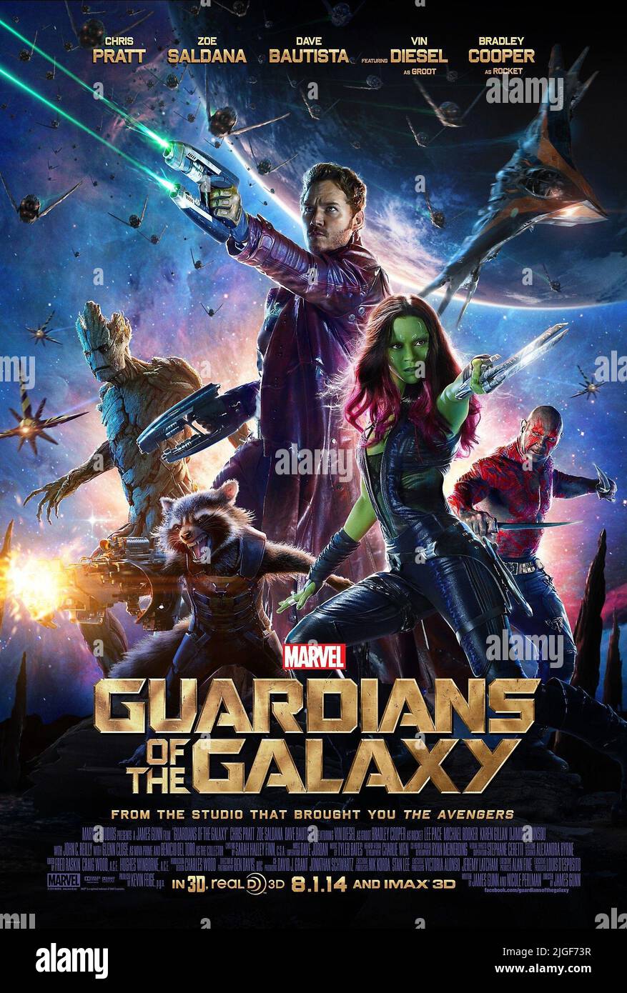 額装済　Guardians of the Galaxy ホログラムポスター Guardians of the galaxy poster hi-res stock photography and images