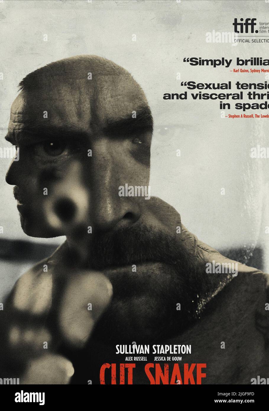 SULLIVAN STAPLETON POSTER, CUT SNAKE, 2014 Stock Photo - Alamy