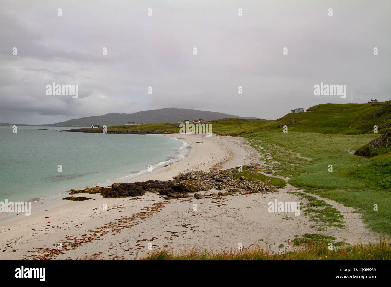 Prince's Bay or Prince Charles Beach (Coilleag a'Phrionnsa), Eriskay, Outer Hebrides Stock Photo