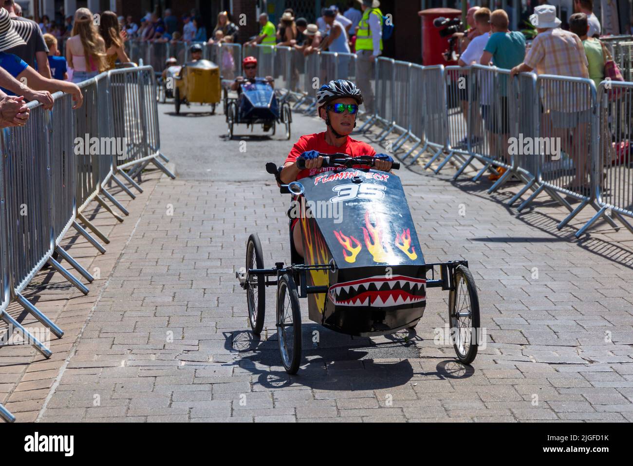 Ringwood, Hampshire, UK. 10th July, 2022. The British Pedal Car Grand