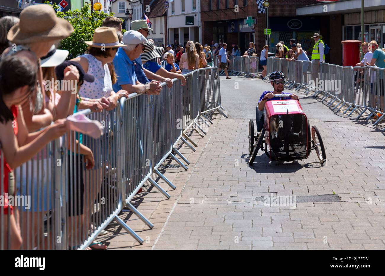 Ringwood, Hampshire, UK. 10th July, 2022. The British Pedal Car Grand