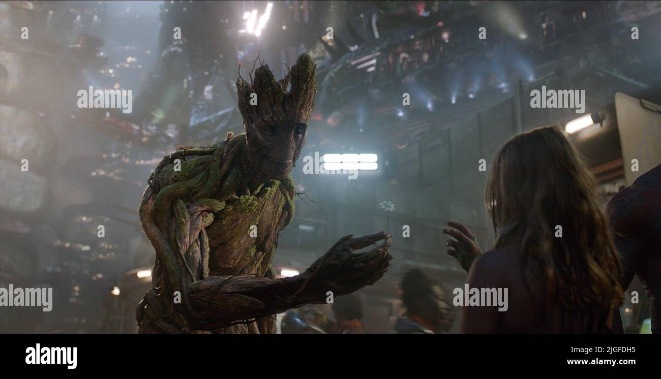 GROOT, GUARDIANS OF THE GALAXY, 2014 Stock Photo