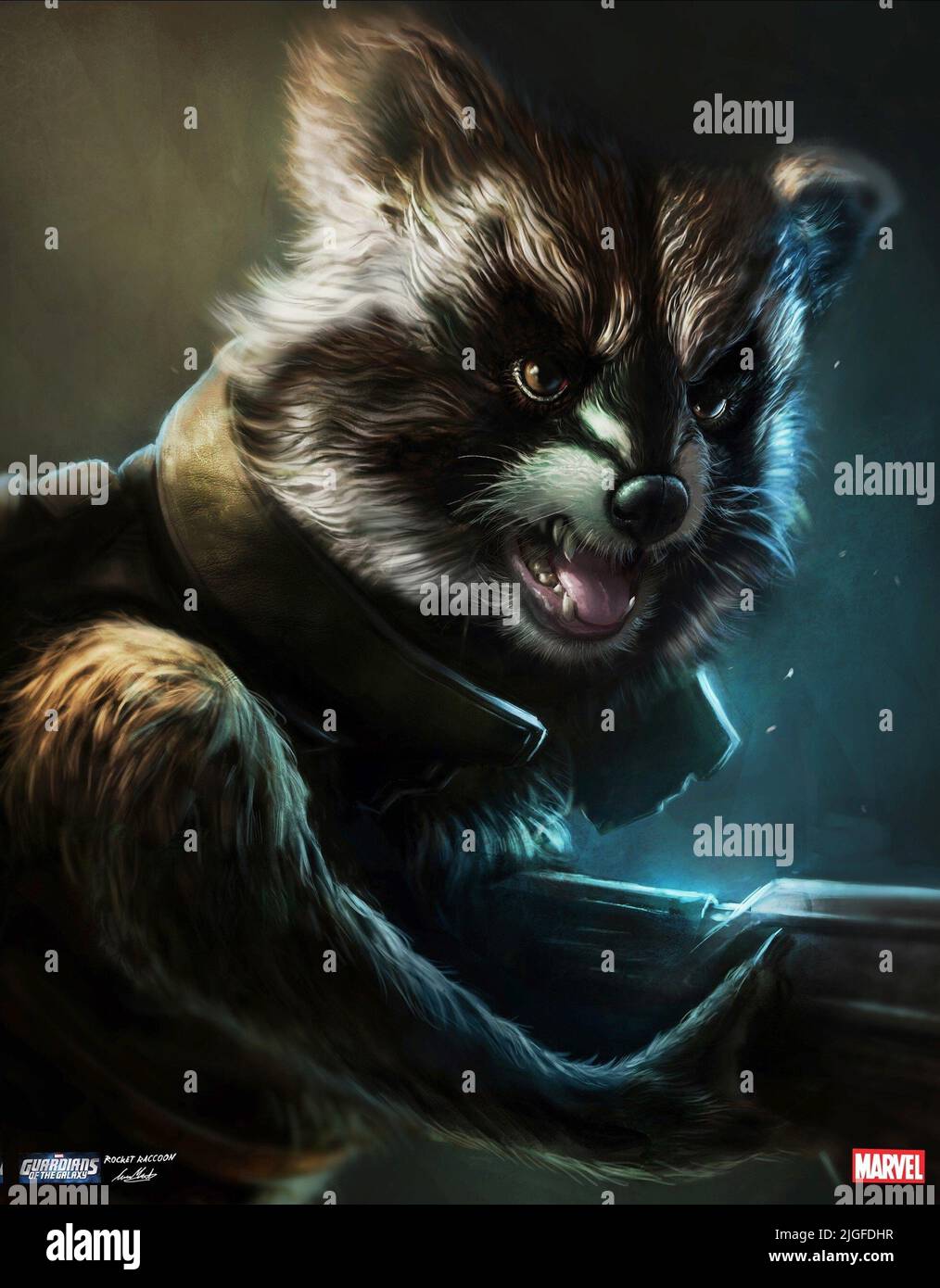 ROCKET, GUARDIANS OF THE GALAXY, 2014 Stock Photo