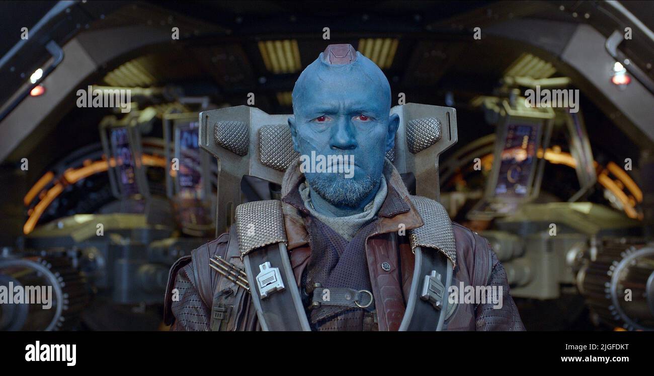 MICHAEL ROOKER, GUARDIANS OF THE GALAXY, 2014 Stock Photo