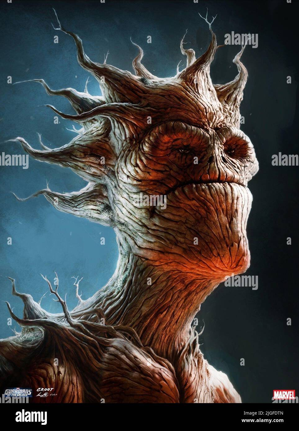 GROOT, GUARDIANS OF THE GALAXY, 2014 Stock Photo