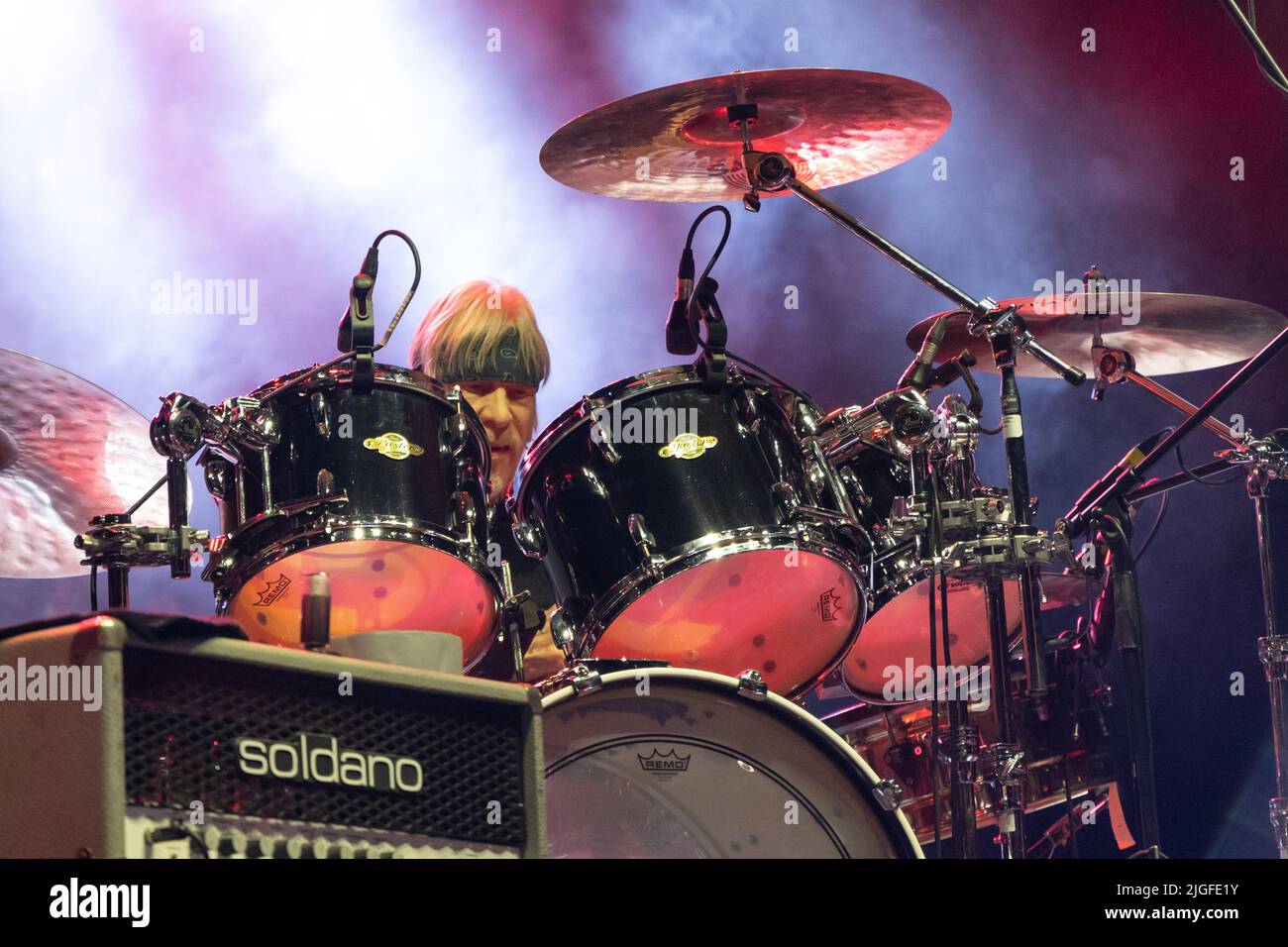 Pistoia, Italy. 09th July, 2022. Danny Louis in concert during Gov't Mule, Music Concert in Pistoia, Italy, July 09 2022 Credit: Independent Photo Agency/Alamy Live News Stock Photo