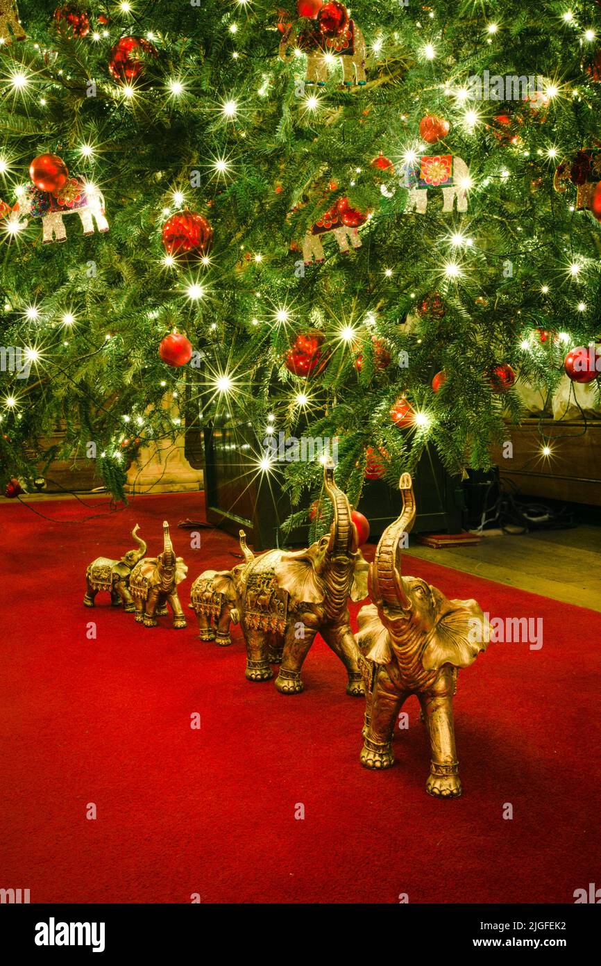 Waddesdon Manor in Buckinghamshire looking stunning, decked out for