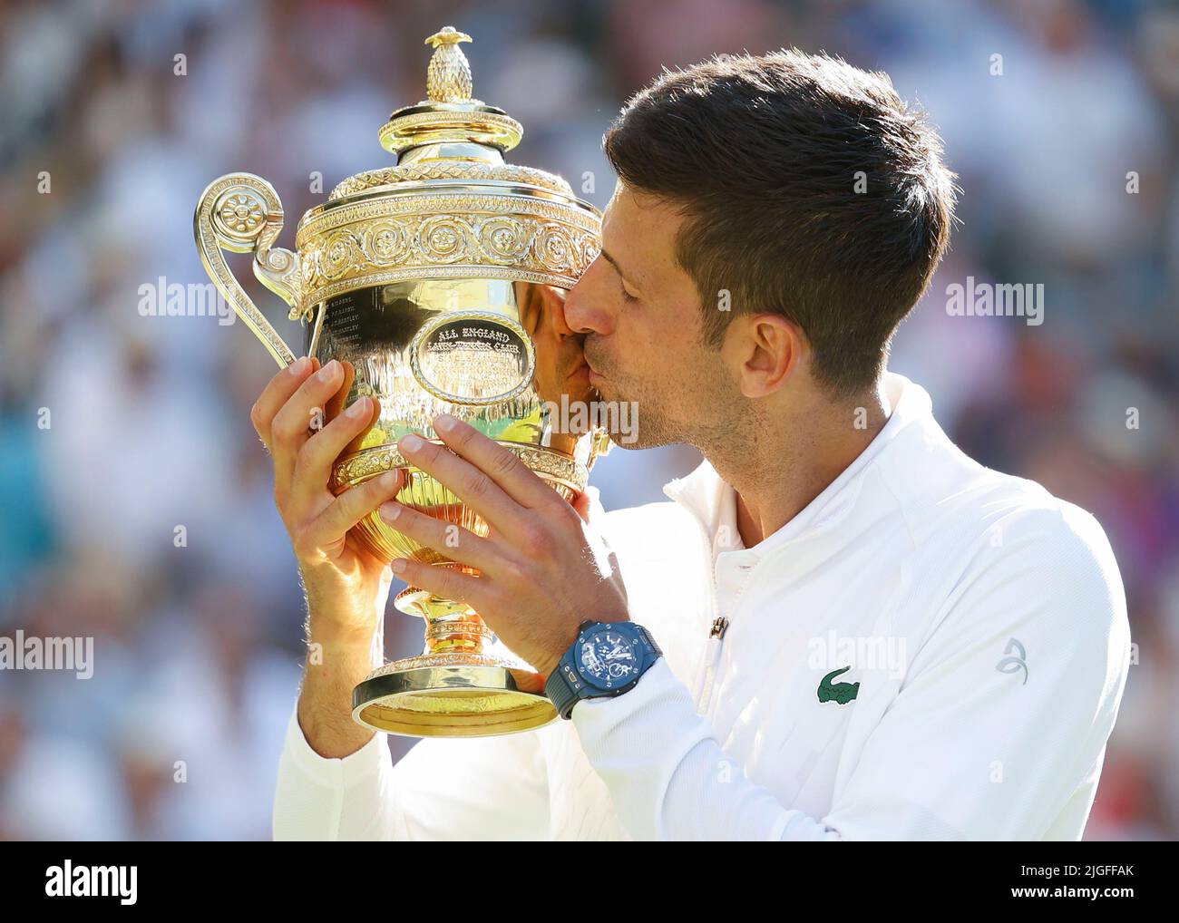 Novak djokovic 2022 wimbledon hi-res stock photography and images