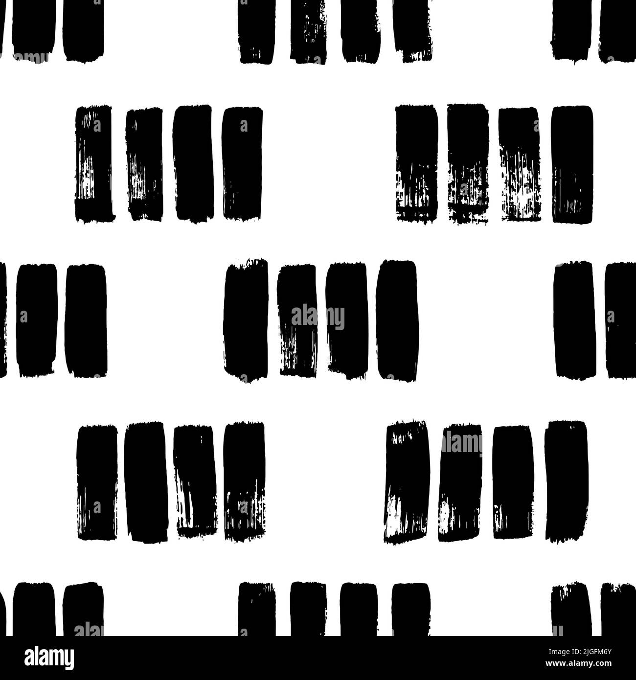 Short hand drawn strokes vector seamless pattern Stock Vector Image ...
