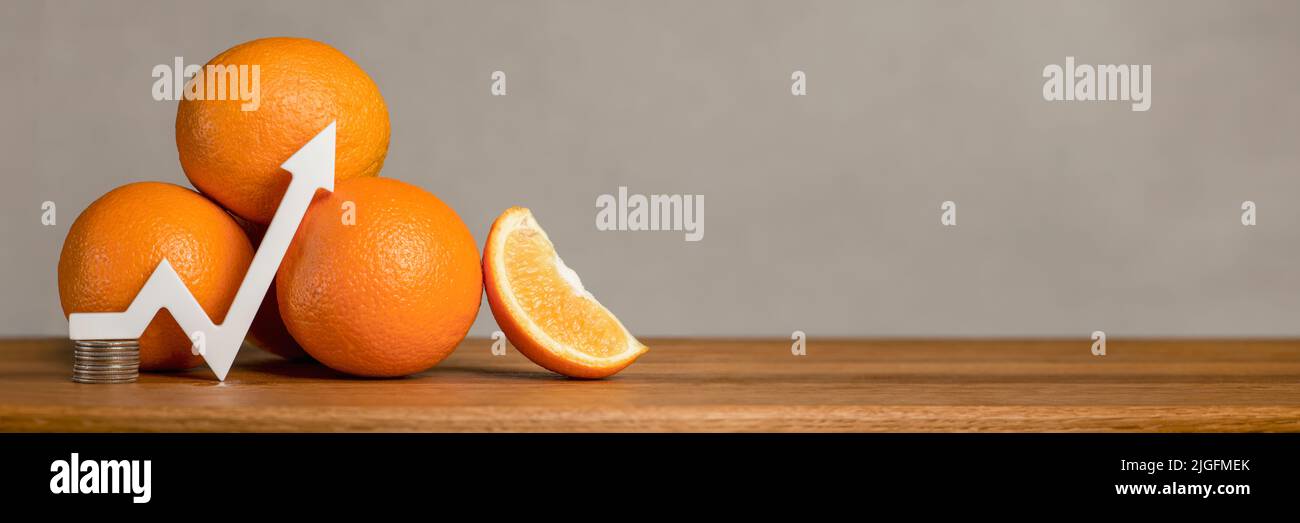 The price of citrus fruits. The cost of citrus fruits. Discount for