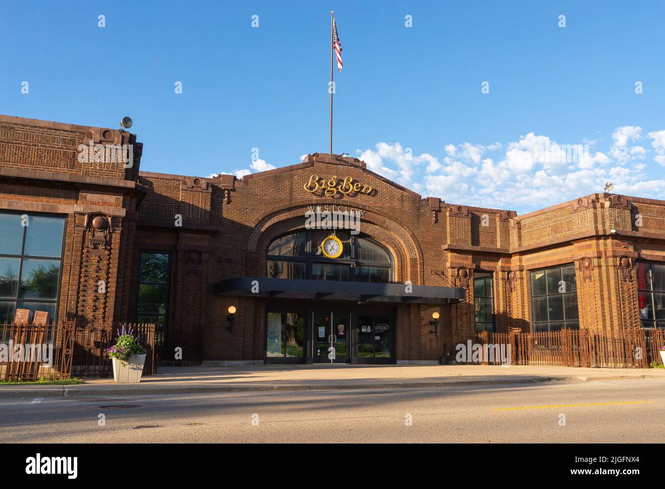 Peru, Illinois United States June 19th, 2022 The historic Westclox