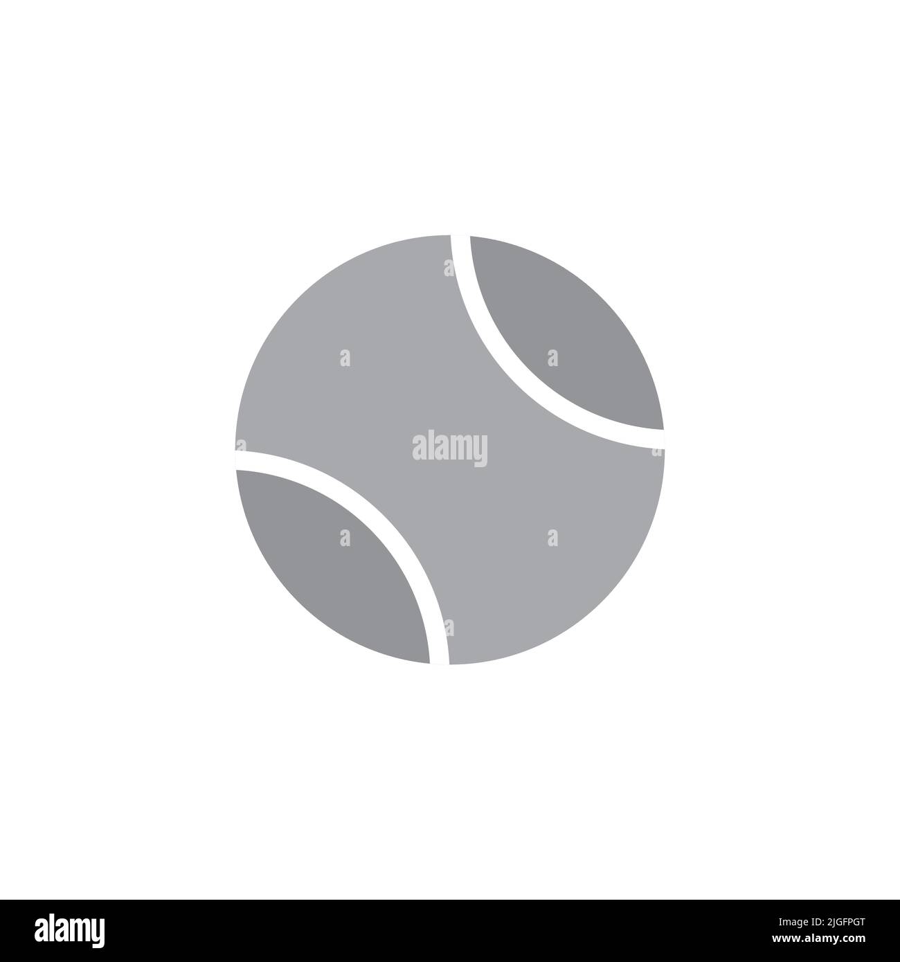Tennis ball icon vector illustration isolated on white background Stock ...