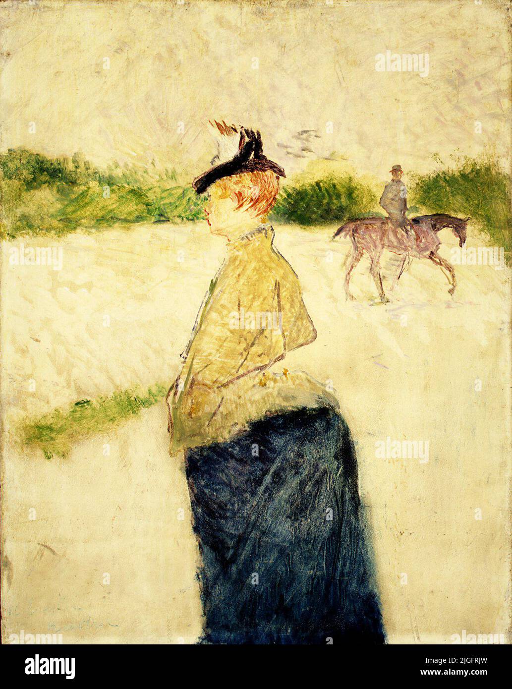 Amilie. Henri de Toulouse-Lautrec. late 1890s. Stock Photo