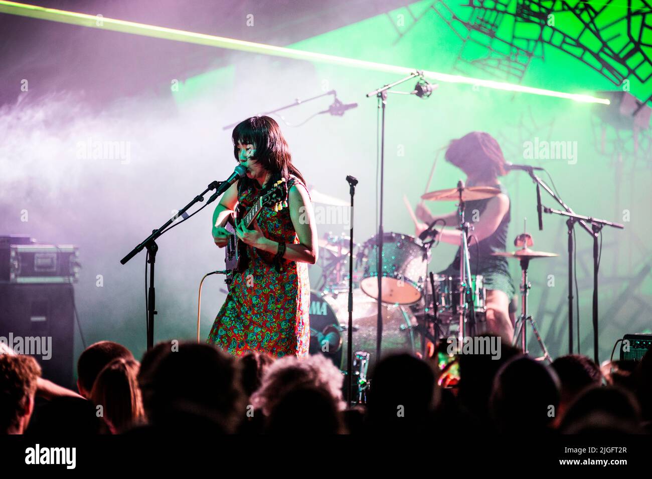 Roskilde, Denmark. 01st, July 2022. The Japanese punk rock band Otoboke