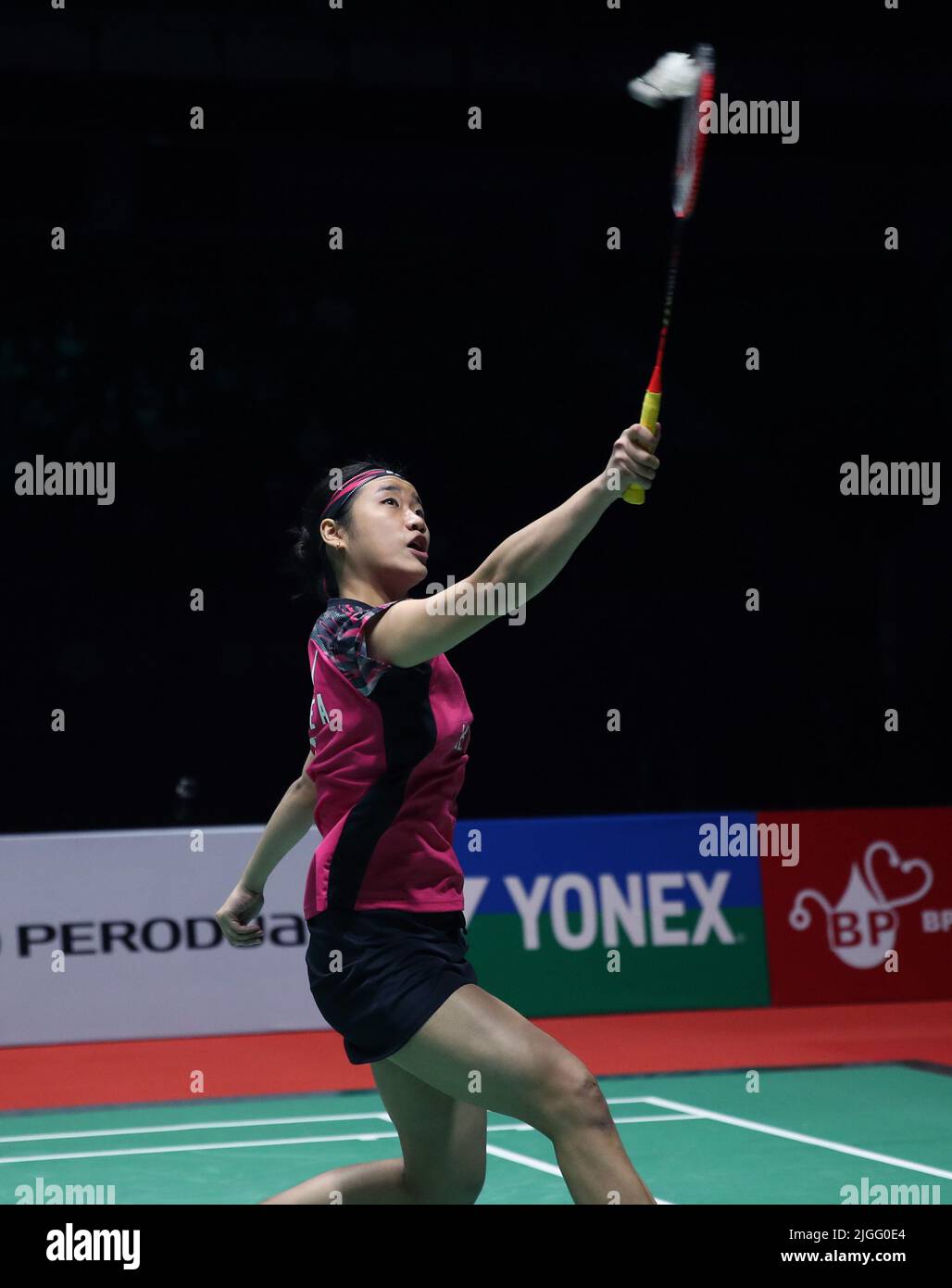 Kuala Lumpur Malaysia 10th July 2022 An Se Young Of Korea Competes Against Chen Yu Fei Of China During The Women S Single Final Match Of The Perodua Malaysia Masters 2022 At Axiata