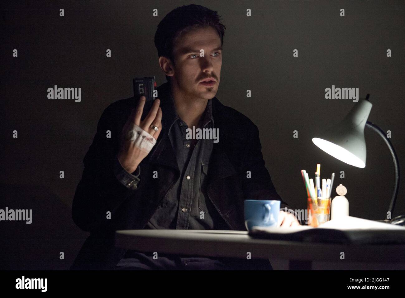 DAN STEVENS, A WALK AMONG THE TOMBSTONES, 2014 Stock Photo